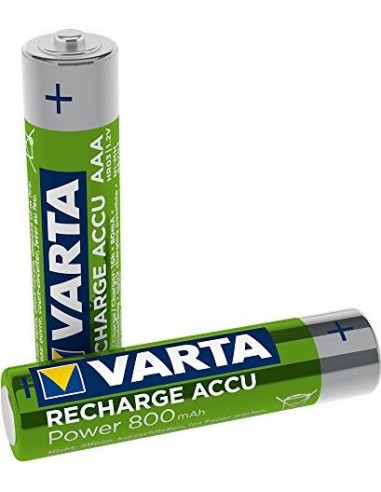 1x2 Varta Rechargeable Accu AAA Ready2Use NiMH 800 mAH Micro