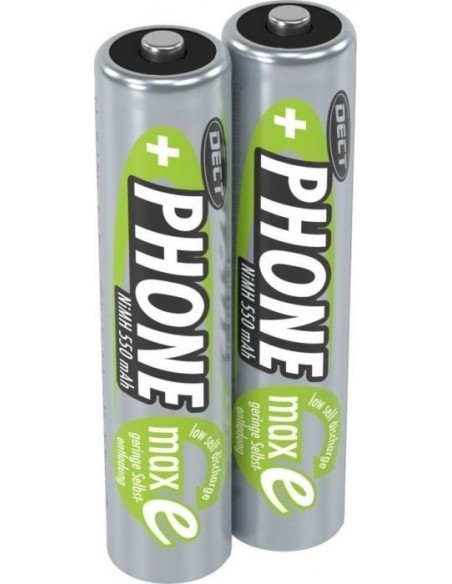 1x2 Ansmann maxE NiMH rech.bat. Micro AAA 550 mAh DECT PHONE