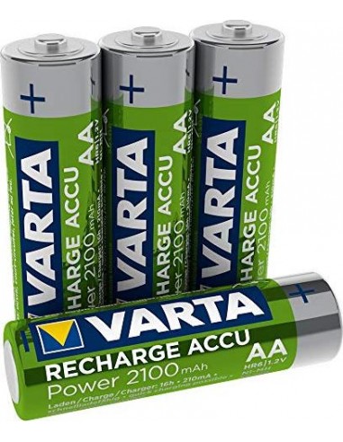 1x4 Varta Rechargeable Accu AA Ready2Use NiMH 2100 mAh Mignon