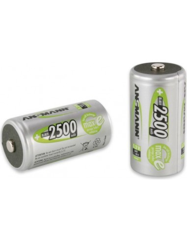 1x2 Ansmann maxE NiMH rech.bat. Baby C 2500 mAh
