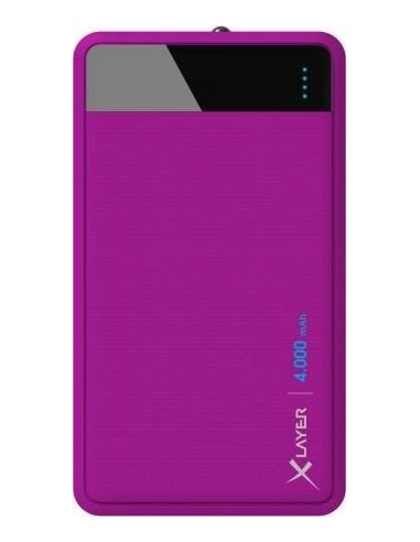 Xlayer Powerbank Colour Line Lila 4000mAh