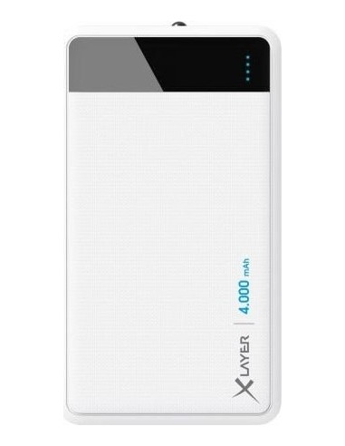 Xlayer Powerbank Colour Line white 4000mAh