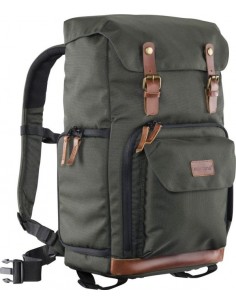 mantona Photo Backpack Luis green Retro