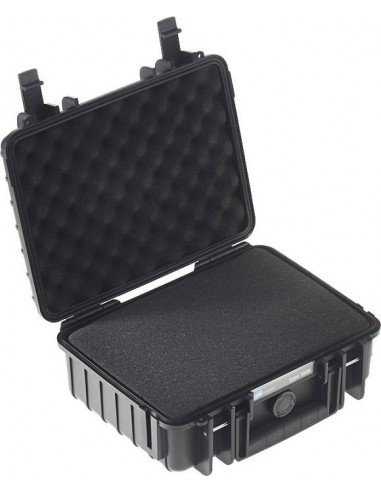 B-W Outdoor Case Type 1000 black with pre-cut foam insert