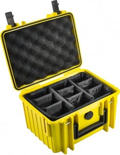 B-W Outdoor Case Type 2000 yellow padded partition insert 2