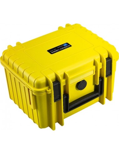 B-W Outdoor Case Type 2000 yellow with pre-cut foam insert