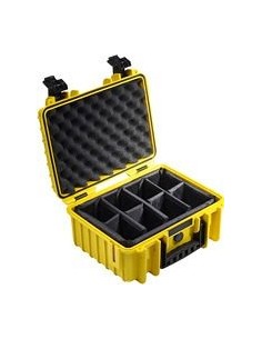 B-W Outdoor Case Type 3000 yellow padded partition insert