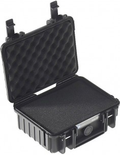 B-W Outdoor Case Type 500 black with pre-cut foam insert