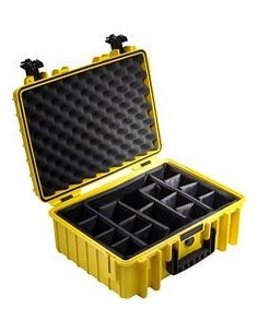 B-W Outdoor Case Type 5000 yellow padded partition insert