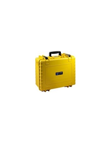 B-W Outdoor Case Type 6000 yellow with pre-cut foam insert