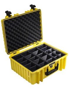 B-W Outdoor Case Type 6000 yellow padded partition insert 2