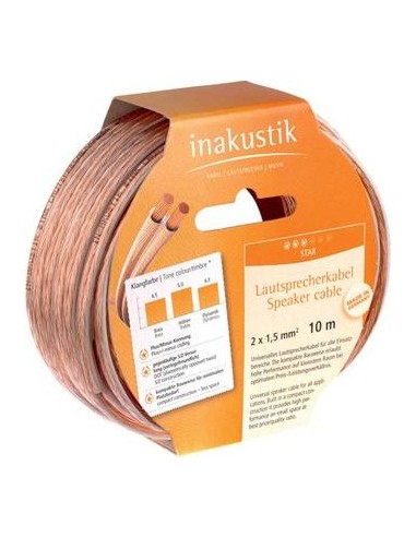 in-akustik Star Speaker Cable Reels 10m         2 x 0,75 mm