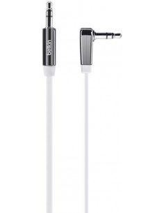 Belkin 3.5mm Flat 90 Degree Aux 0,9m White