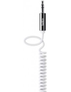 Belkin 3.5mm coiled Aux 1.8m In White