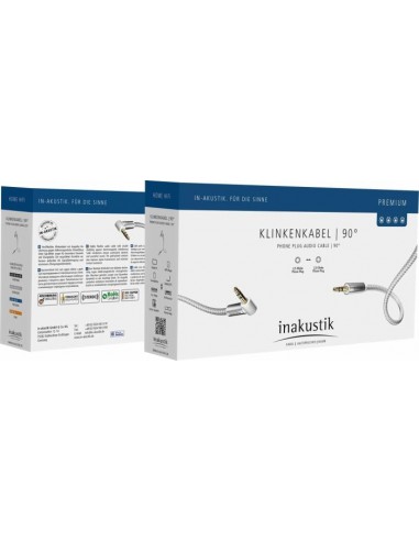 in-akustik Premium II MP3 3,5 Jack Plug 90° 1,5 m