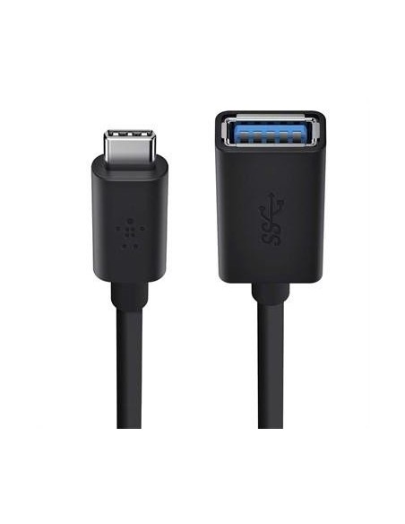 Belkin USB 3.0 Buchse 5GBit/s USB-C to USB-A 14 cm black