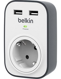 Belkin SurgeCube with 2 x 2.4A Shared USB Charging...