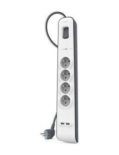 Belkin Surge Plus 4-fold incl. 2 x USB 2,4A