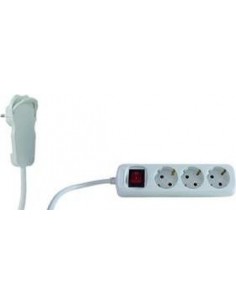 REV Multiple Socket 2m 3fold Flat Connector with switch...