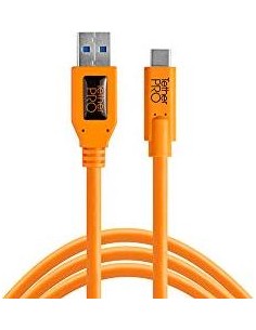 Tether Tools USB 3.0 to USB-C 4,60m orange