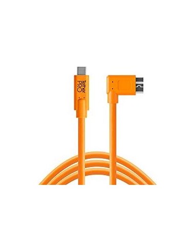 Tether Tools USB-C to 3.0 Micro- B Right Angle 4,60m orange
