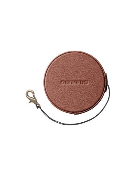 Olympus LC-60.5GL BRW leather Lens Cap 60.5 mm brown