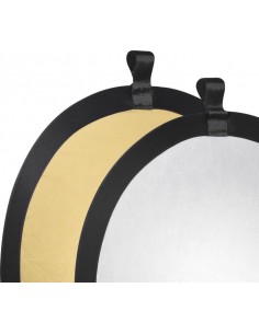 walimex Foldable Reflector gold/silver, Ø56cm