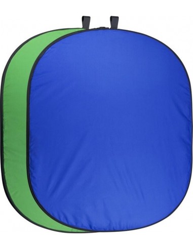 walimex pro Foldable Background green/blue 150x210cm