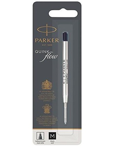 Parker Quinkflow Mine M black Ballpoint Pen (Blister)