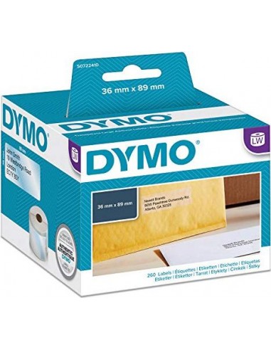 Dymo Adress-Labels big     99013 36 x 89 mm transp. 260 pieces