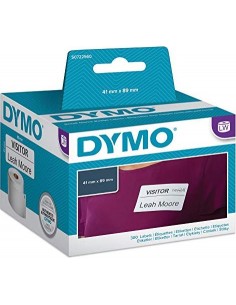 Dymo Removable White name badge 89mm x 41mm / 300 labels...