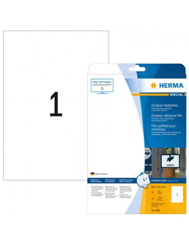 Herma Outdoor Adhesive Film 9500 210x297  50 sheets 10 pcs.