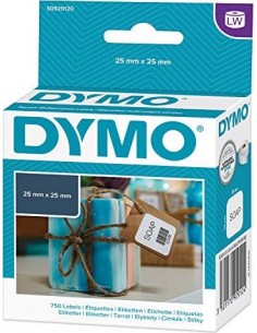 Dymo Square Multipurpose Labels 25 x 25 mm, 750 pcs.