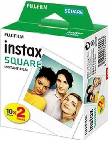 1x2 Fujifilm Instax Square Film white frame