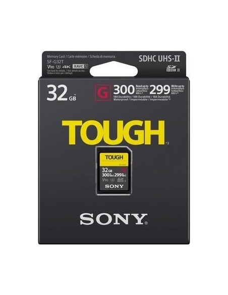 Sony SDHC Pro Tough         32GB Class 10 UHS-II U3
