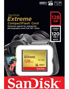 SanDisk Extreme CF         128GB 120MB/s UDMA7... 2