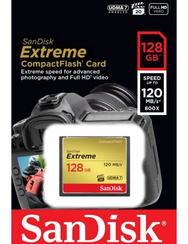 SanDisk Extreme CF         128GB 120MB/s UDMA7...