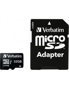 Verbatim microSDHC Pro      32GB Class 10 UHS-I incl Adapter 2