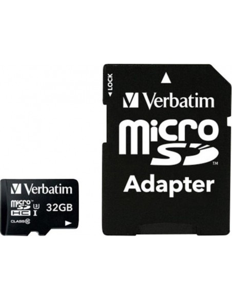 Verbatim microSDHC Pro      32GB Class 10 UHS-I incl Adapter