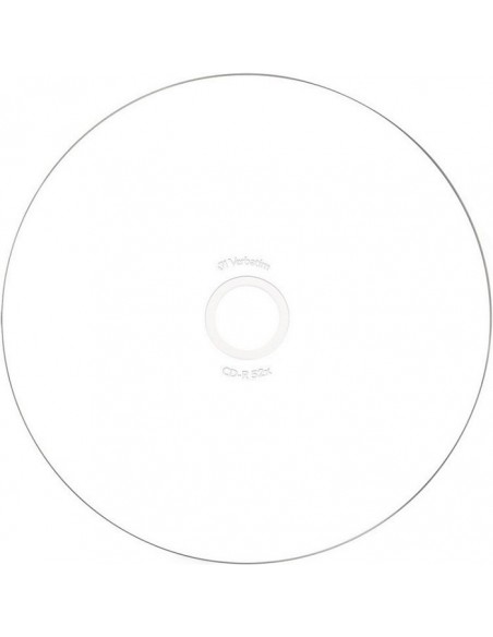 1x25 Verbatim CD-R 80 / 700MB 52x Speed, Data Life plus print.