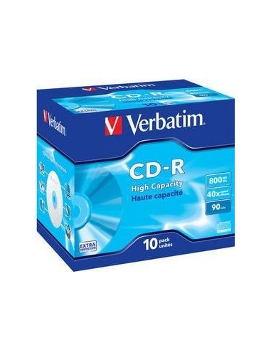 1x10 Verbatim CD-R 90 / 800MB JC 48x Speed, ExtraProtection