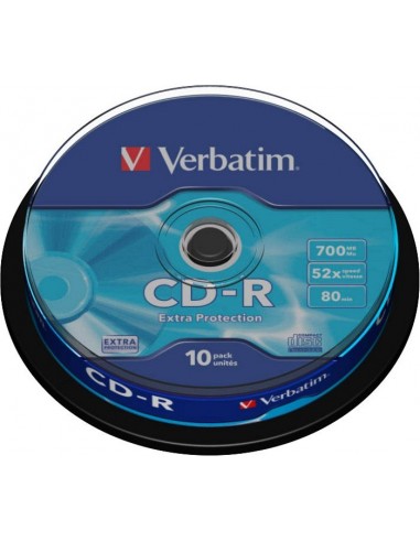 1x10 Verbatim CD-R 80 / 700MB 52x Speed Extra Protection CB