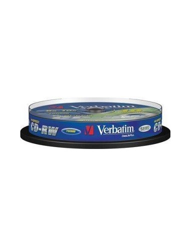 1x10 Verbatim CD-RW 80 / 700MB 10x Speed, Cakebox