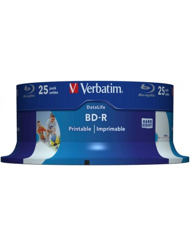 1x25 Verbatim BD-R Blu-Ray 25GB 6x Speed DL...