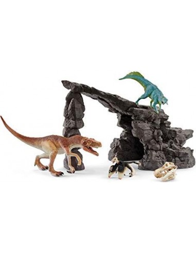 Schleich Dinosaurs        41461 Dinoset with Cave