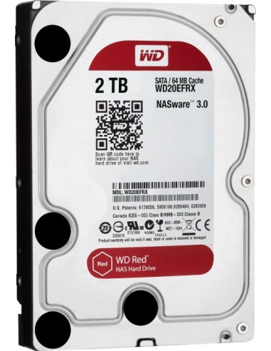 WD Red 2TB hard drive (WD20EFAX)