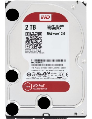 WD Red 2TB hard drive (WD20EFAX)