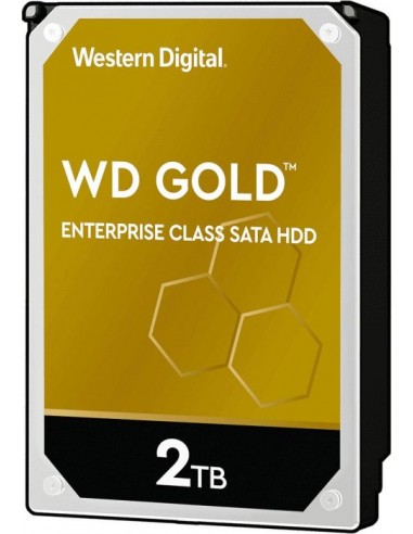 Gold 2TB hard drive