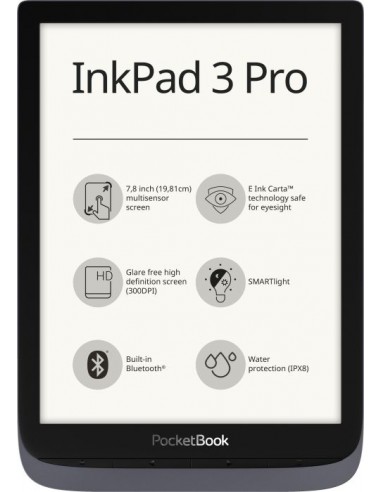 Pocketbook InkPad 3 Pro metallic grey