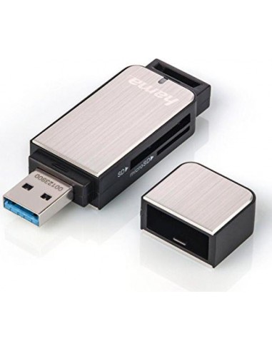 Hama USB 3.0 Multi Card Reader SD/microSD Alu black/silver